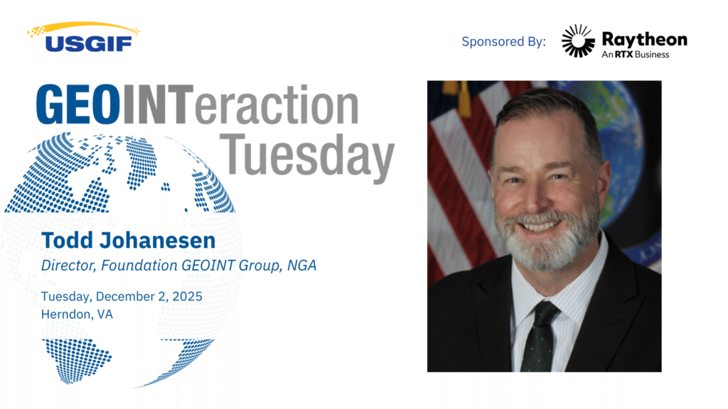 GEOINTeraction Tuesday featuring Todd Johanesen