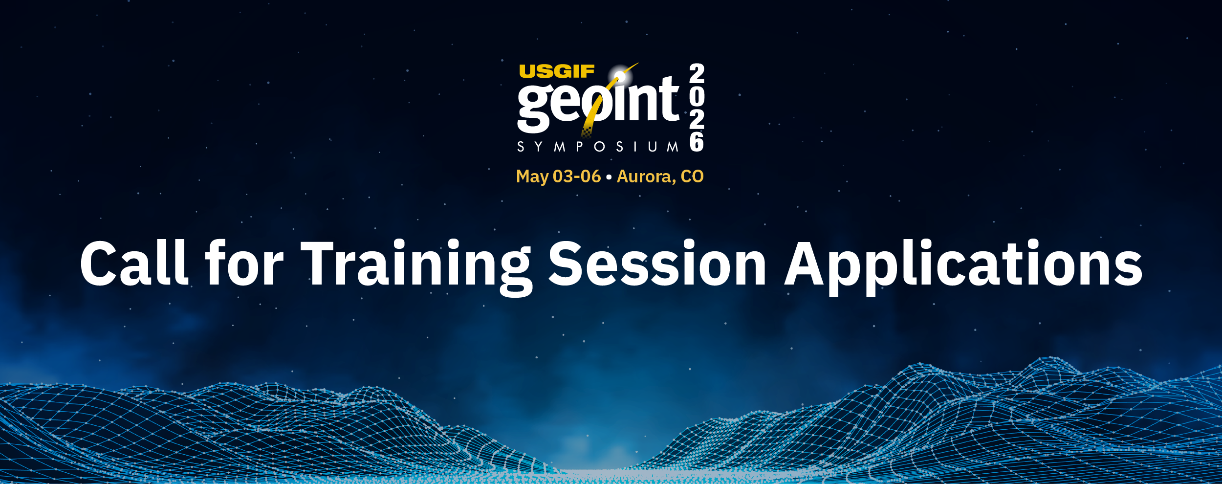 26GEOINT250806_Symposium_Trainings-Graphic-Open_v03_Banner_Banner