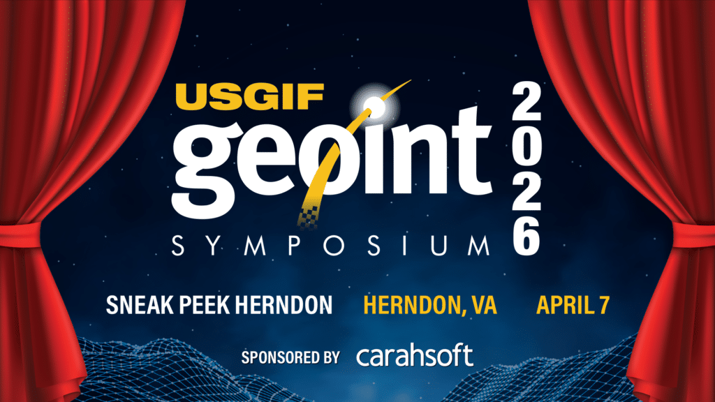 GEOINT Symposium 2026 Sneak Peek at Herndon, Virginia on April 7, 2026