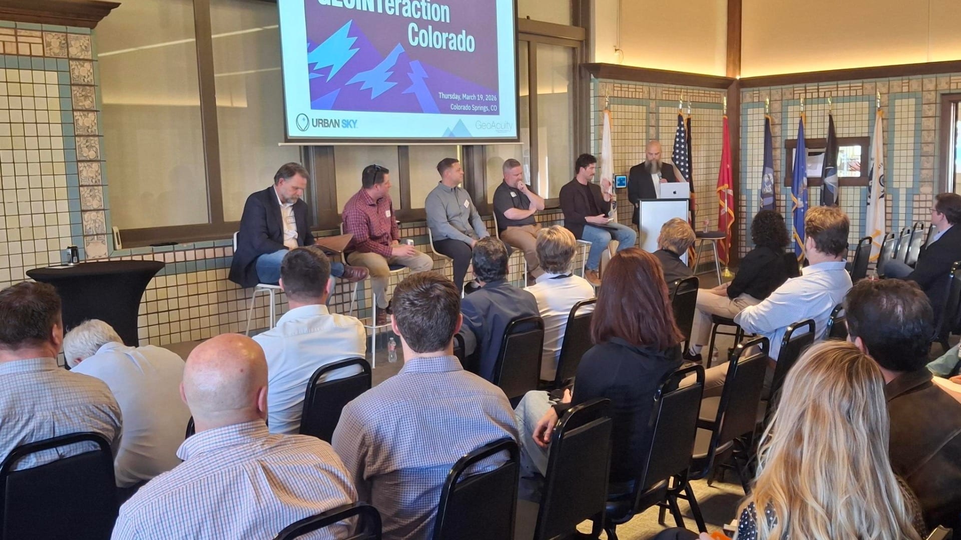 The Army modernization panel at the inaugural GEOINTeraction Colorado, Colorado Springs, March 18, 2026.