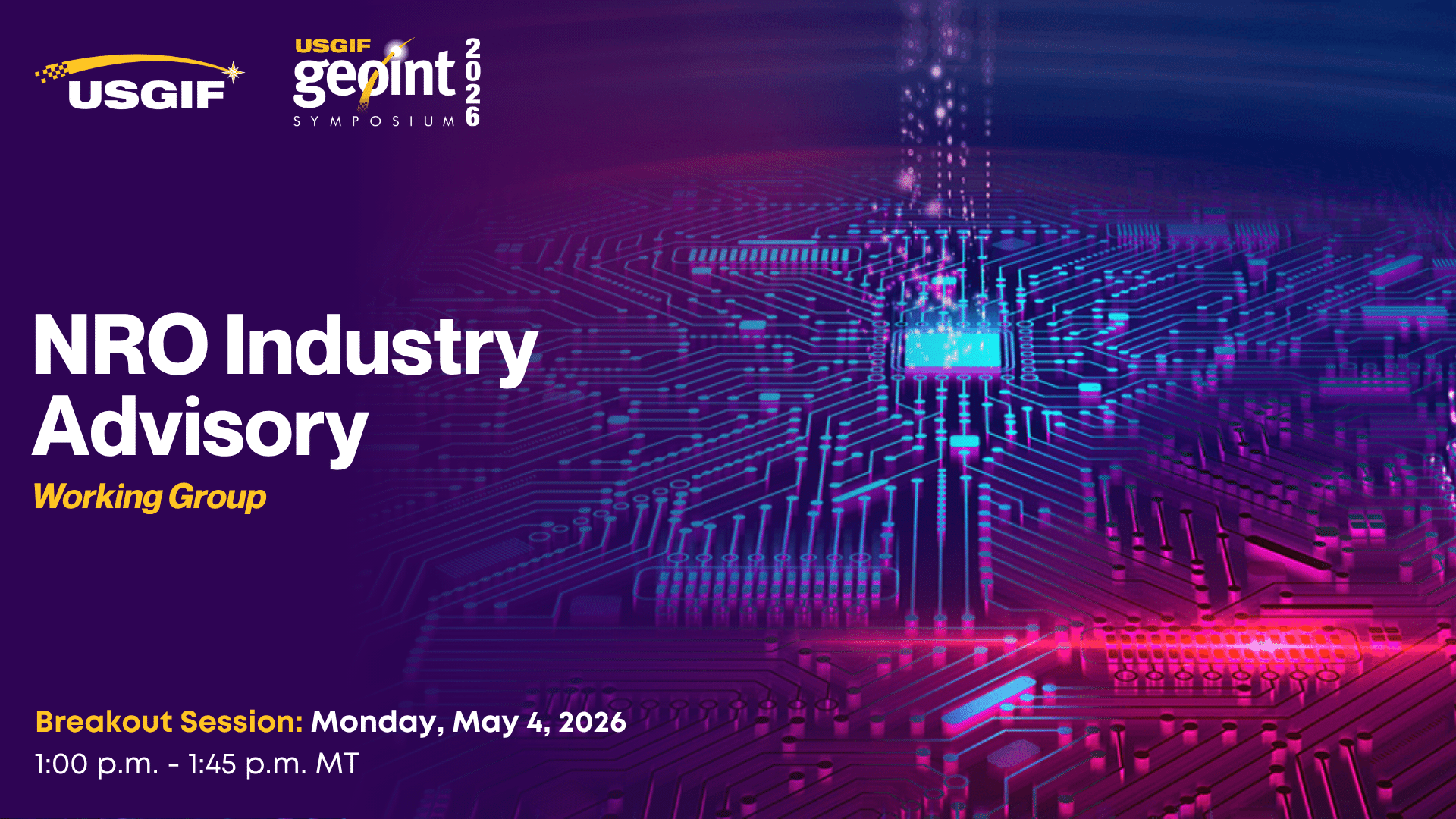 NRO Industry Advisory Working Group